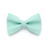 Cat Bow Tie - "Color Collection - Mint" - Aqua Pastel Cat Collar Bow Tie / Wedding / Removable (One Size)