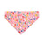 Confetti Cat Bandana - "Confetti Sprinkles" - Pink Bandana for Cat + Small Dog / Birthday / Girl Cat / Slide-on Bandana / Over-the-Collar (One Size)