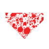 Pet Bandana - "Dexter" - Blood Spatter Bandana for Cat + Small Dog / Halloween, Horror Fan / Slide-on Bandana / Over-the-Collar (One Size)