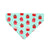 Pet Bandana - "Hey Cupcake - Mint" - Valentine's Day Cupcake Bandana for Cat + Small Dog / Birthday / Slide-on Bandana / Over-the-Collar (One Size)