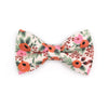 Rifle Paper Co® Pet Bow Tie - "Juliet" - Blush Pink Floral Bow Tie for Cat / Spring, Summer / Cat, Kitten, Small Dog Bowtie (ONE SIZE)