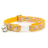 MBC Rack - (8-13 Inch) Pet Collar - "Mouse Mayhem - Goldenrod Yellow" - (WHITE BREAKAWAY Clasp / SILVER Hardware Accents / Round Metal Split Ring) - Sold As Configured - Final SALE