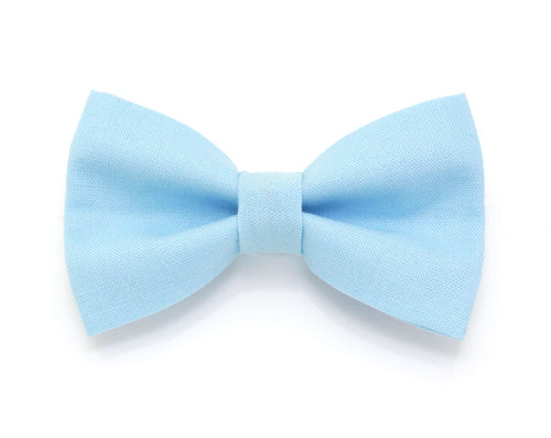 Cat Bow Tie - "Color Collection - Baby Blue" - Light Blue Cat Collar Bow Tie / Kitten Bow Tie / Small Dog Bowtie / Removable (One Size)