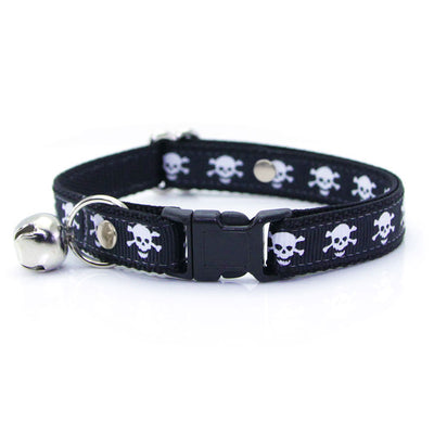 MBC Rack - (8-13 Inch) Pet Collar - "Spirit Walker" - (BLACK BREAKAWAY Clasp / SILVER Hardware Accents / Round Metal Split Ring) - Sold As Configured - Final SALE