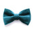 Cat Bow Tie - "Velvet - Ocean Teal" - Blue/Green Teal Velvet Bowtie / Wedding / For Cats + Small Dogs / Removable (One Size)