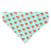 Pet Bandana - "Watermelon Pops" - Fruit Bandana for Cat + Small Dog / Food, Popsicle, Summer, Fun / Slide-on Bandana / Over-the-Collar