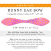 Cat Collar and Bunny Ear Bow Set - "Splash - Pink Ombre" - Raindrops Cat Collar w/ Matching Bunny Bow Tie / Cat, Kitten + Small Dog Sizes