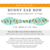 Cat Collar and Bunny Ear Bow Set - "Birds of a Feather" - Robin's Egg Blue Bird Cat Collar with Matching Bunny Bow Tie / Cat, Kitten + Small Dog Sizes