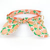 Cat Collar and Bunny Ear Bow - "Just Peachy" - Fruit Peach Cat Collar with Matching Bunny Bow Tie / Spring, Summer / Cat, Kitten + Small Dog Sizes