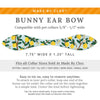 Cat Collar and Bunny Ear Bow Set - "Lemon Drops" - Rifle Paper Co® Yellow Fruit Lemon Cat Collar with Matching Bunny Bow Tie / Cat, Kitten + Small Dog Sizes