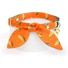 Cat Collar and Bunny Ear Bow Set - "Corn Maze" - Fall Harvest Cat Collar w/ Matching Bunny Bow Tie / Autumn + Thanksgiving / Cat, Kitten + Small Dog Sizes