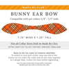 Cat Collar and Bunny Ear Bow Set - "Pecan Praline" - Autumn Orange Plaid Cat Collar w/ Matching Bunny Bow Tie / Fall + Thanksgiving / Cat, Kitten + Small Dog Sizes