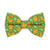 Cat Bow Tie - "Squirrel Bounty" - Acorn Green Bow Tie for Cat / Fall, Nature Lover, Forest Animals / Cat + Small Dog Bowtie