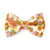 Cat Bow Tie - "Groovy Garden" - Yellow Retro Floral Bow Tie for Cat / Fall, Spring, Summer / Cat + Small Dog Bowtie