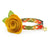 Cat Collar + Flower Set - "Apple Crisp" - Green Plaid Cat Collar w/ Mustard Felt Flower (Detachable) / Cat, Kitten + Small Dog Sizes