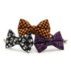 Skull Cat Bow Tie - "Lydia" - Edgy Purple Bow Tie for Cat / Halloween, Goth, Witchy, Emo / Cat + Small Dog Bowtie