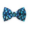 Dragon Cat Bow Tie - "Dragon Scales - Blue" - Fantasy Bow Tie for Cat / Game of Thrones / Cat + Small Dog Bowtie