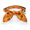 Cat Collar and Bunny Ear Bow Set - "Gothic Halloween" - Midnight Garden Halloween Cat Collar w/ Matching Bunny Bow Tie / Cat, Kitten + Small Dog Sizes