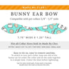 Cat Collar and Bunny Ear Bow Set - "Cookies and Milk - Mint" - Robin's Egg Blue Cookie Cat Collar w/ Matching Bunny Bow Tie / Fun, Food / Cat, Kitten + Small Dog Sizes