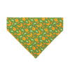 Cat Bandana - "Squirrel Bounty" - Acorn Green Bandana for Cat + Small Dog / Nature Lover, Fall, Thanksgiving / Slide-On Over the Collar Bandana