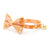 Bow Tie Cat Collar Set - "Peachy Keen" - Peachy Orange Pink Retro Floral Cat Collar with Bow Tie / Cat, Kitten, Small Dog Sizes