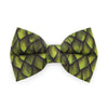 Dragon Cat Bow Tie - "Dragon Scales - Green" - Fantasy Bow Tie for Cat / Game of Thrones / Cat + Small Dog Bowtie