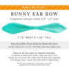 Cat Collar and Bunny Ear Bow Set - "Velvet - Seafoam" - Turquoise / Robin's Egg Mint Velvet Cat Collar w/ Matching Bunny Bow Tie / Wedding + Birthday / Cat, Kitten + Small Dog Sizes