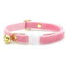 Cat Collar + Flower Set - "Velvet - Ballet Pink" - Classic Pink Velvet Cat Collar w/ Baby Pink Felt Flower (Detachable) / Cat, Kitten + Small Dog Sizes