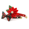 Holiday Cat Collar - "Telluride" - Red Green Black Christmas Plaid Cat Collar / Breakaway Buckle or Non-Breakaway / Cat, Kitten + Small Dog Sizes