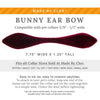 Cat Collar and Bunny Ear Bow Set - "Velvet - Merlot" - Burgundy Wine Velvet Cat Collar w/ Matching Bunny Bow Tie / Wedding + Birthday / Cat, Kitten + Small Dog Sizes