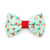 Holiday Cat Bow Tie - "Dear Santa" - Mint Christmas Santa Bow Tie for Cat / Elf, Elves, Reindeer, Snowman / Cat + Small Dog Bowtie