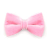 Bow Tie Cat Collar Set - "Velvet - Ballet Pink" - Classic Pink Velvet Cat Collar with Matching Velvet Bow Tie / Wedding, It's a Girl, Birthday / Cat, Kitten, Small Dog Sizes