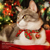 Holiday Cat Collar - "Crimson Berry" - Christmas Red Berries Holly Cat Collar / Christmas / Breakaway Buckle or Non-Breakaway / Cat, Kitten + Small Dog Sizes