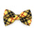 Cat Bow Tie - "Iconic" - Yellow Macleod Tartan Plaid Bow Tie for Cat / Cat + Small Dog Bowtie