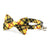 Bow Tie Cat Collar Set - "Iconic" - Yellow Tartan Plaid Cat Collar with Bow Tie / Cat, Kitten, Small Dog Sizes