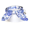 Cat Collar - "Porcelain Paisley" - Floral Blue Cat Collar / Breakaway Buckle or Non-Breakaway / Cat, Kitten + Small Dog Sizes