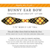 Cat Collar and Bunny Ear Bow Set - "Iconic" - Yellow Plaid Cat Collar w/ Matching Bunny Bow Tie / Tie-On Scarf / Cat, Kitten + Small Dog Sizes