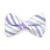 Cat Bow Tie - "Indigo Sky" - Striped Bow Tie for Cat / Spring, Summer, Easter, Nautical / Cat + Small Dog Bowtie