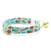 Bow Tie Cat Collar Set - "Book Lover - Blue" - Book Cat Collar with Bow Tie / Literary, School Teacher, Book Club, Reader Writer / Cat, Kitten, Small Dog Sizes