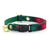 Holiday Cat Collar - "Fireside" - Red & Green Plaid Cat Collar - Breakaway Buckle or Non-Breakaway / Cat, Kitten + Small Dog Sizes