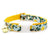 Cat Collar - "Lemon Drops" - Rifle Paper Co® Light Blue & Yellow Cat Collar / Breakaway Buckle or Non-Breakaway / Cat, Kitten + Small Dog Sizes