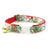 Christmas Cat Collar - "Pine & Berries" - Holiday Garland Cat Collar - Breakaway Buckle or Non-Breakaway / Cat, Kitten + Small Dog Sizes