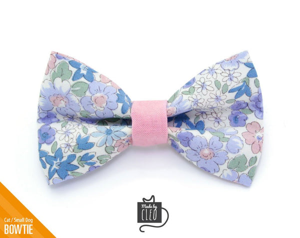 Floral Cat Bow Tie - 